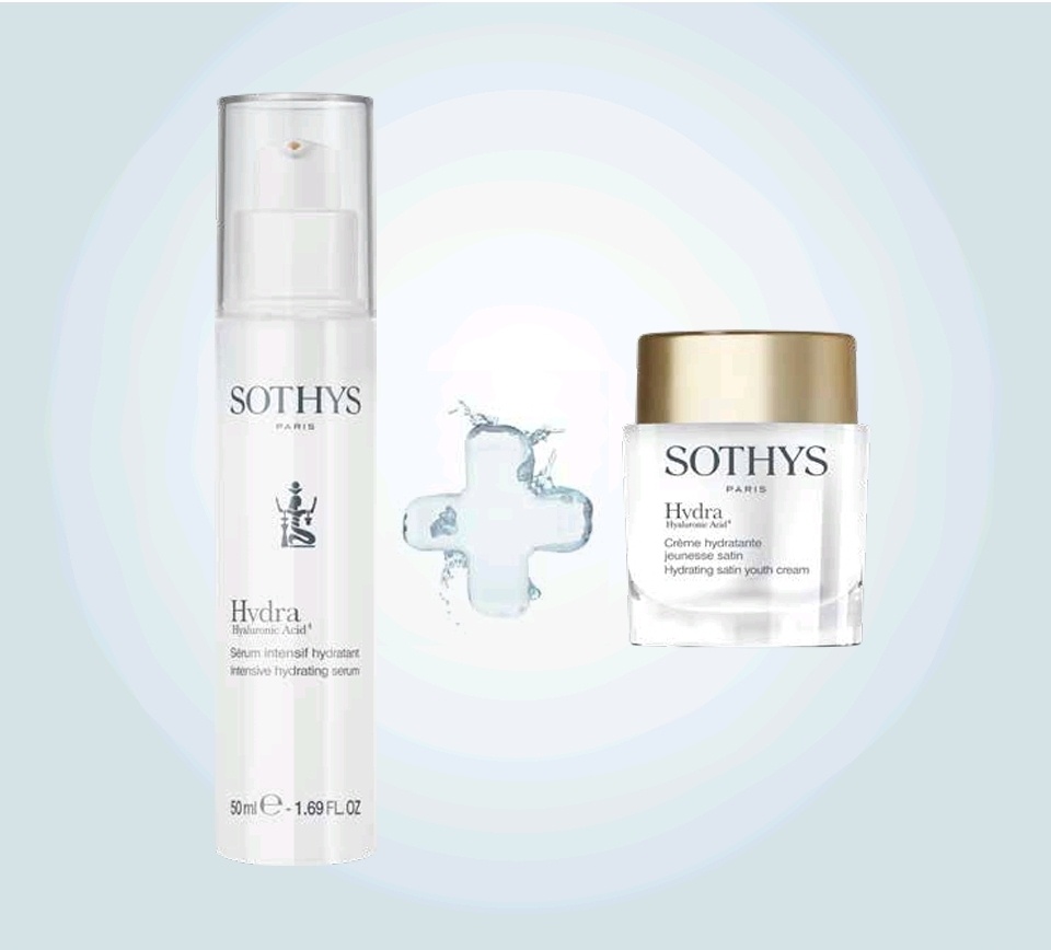 Sothys Hydra creme Velours met het hydra serum aan 50% korting