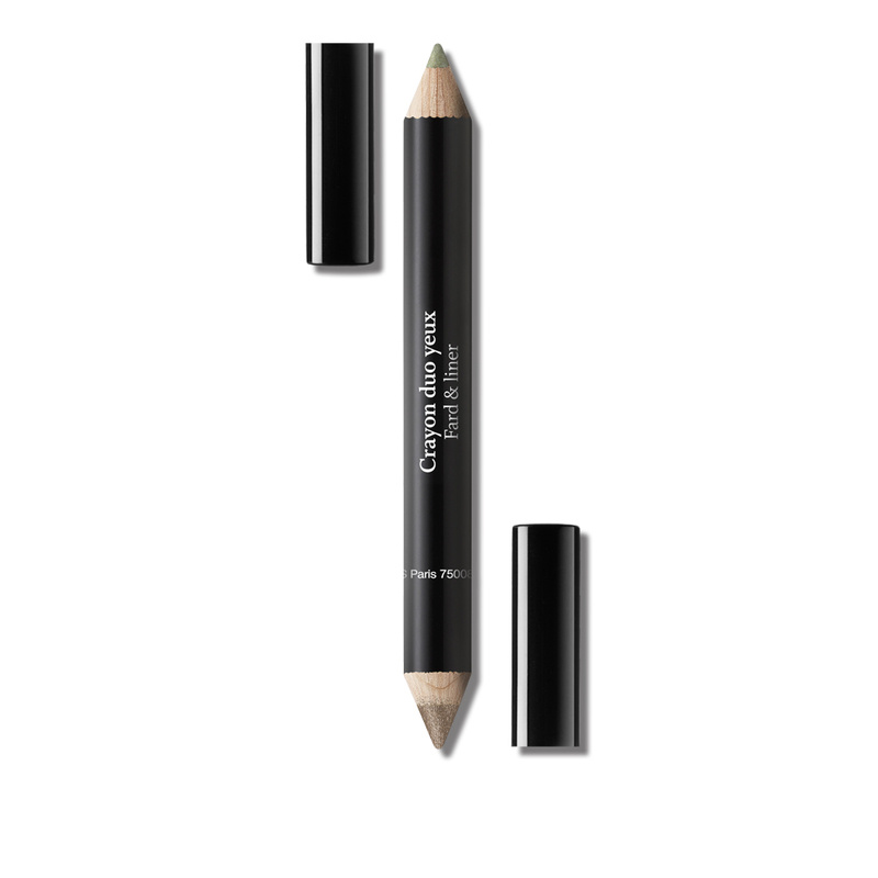 Sothys Duo oogpotlood, Shadow & liner – 10 goudbeige & cactusgroen