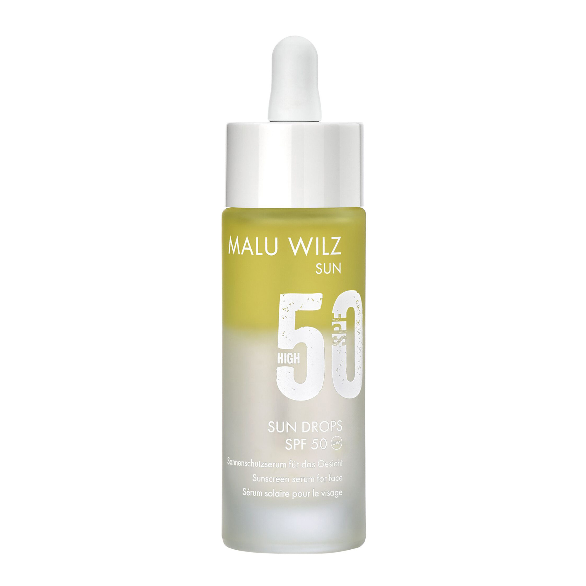 Malu Wilz Malu Wilz Sun Drops SPF 50 – Ultralicht zonneserum voor het gezicht (30 ml)
