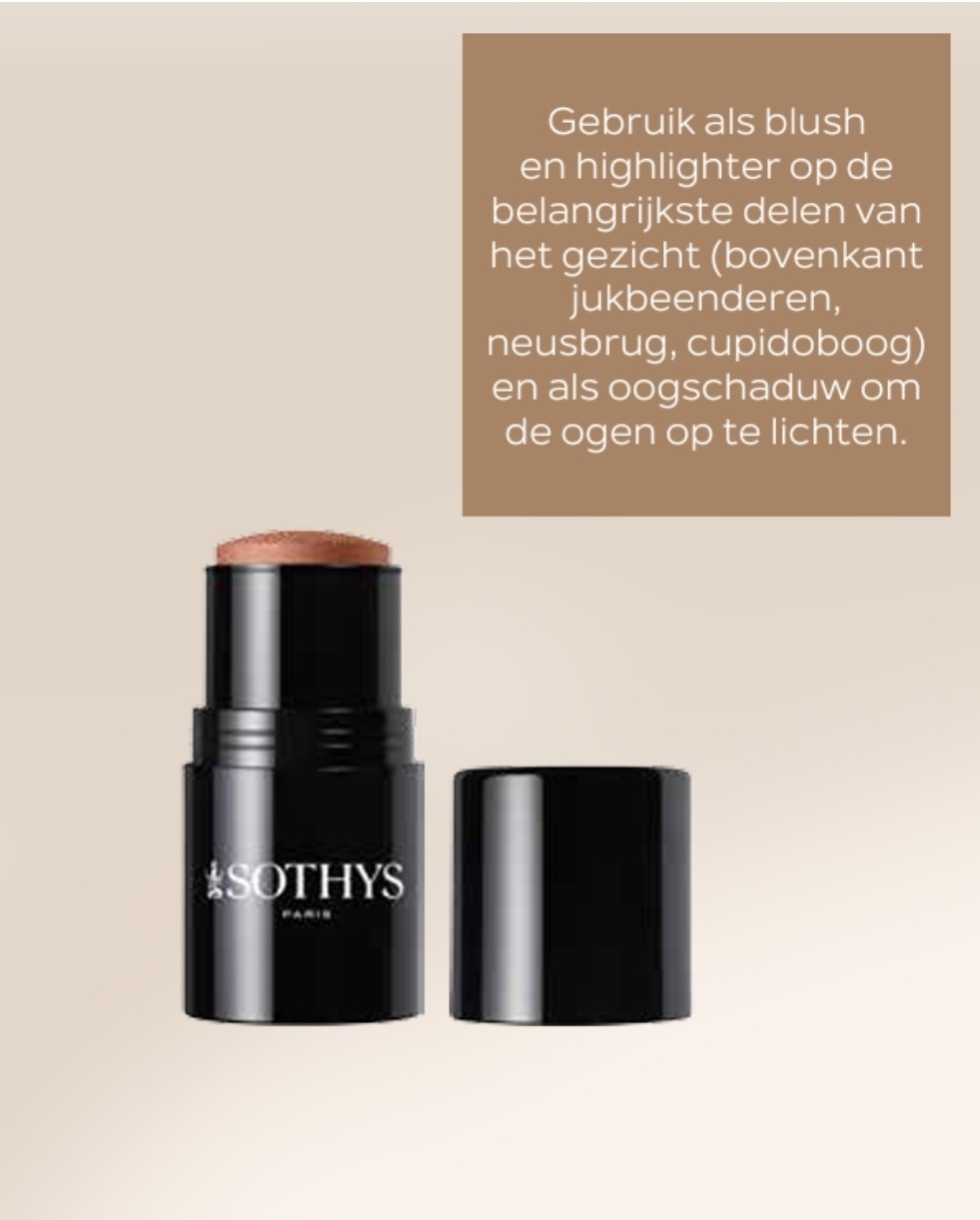 Sothys Blush Stick Highlighter oogschaduw Enlumineur look lente zomer 2025
