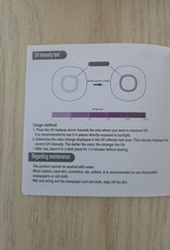 Zonnebrand tester intelligent sunscreen UV detection make-up mirror