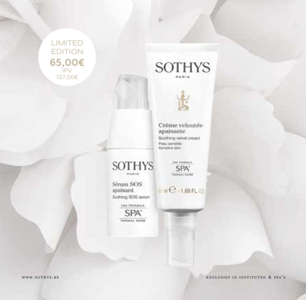 Sothys SPA creme veloute GRATIS serum eau thermale spa