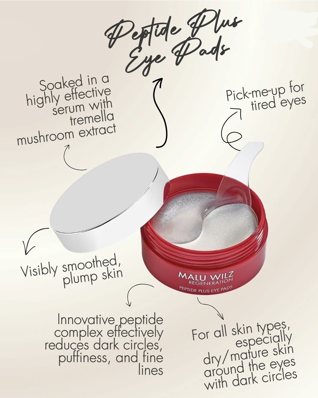 Malu Wilz PEPTIDE PLUS EYE PADS