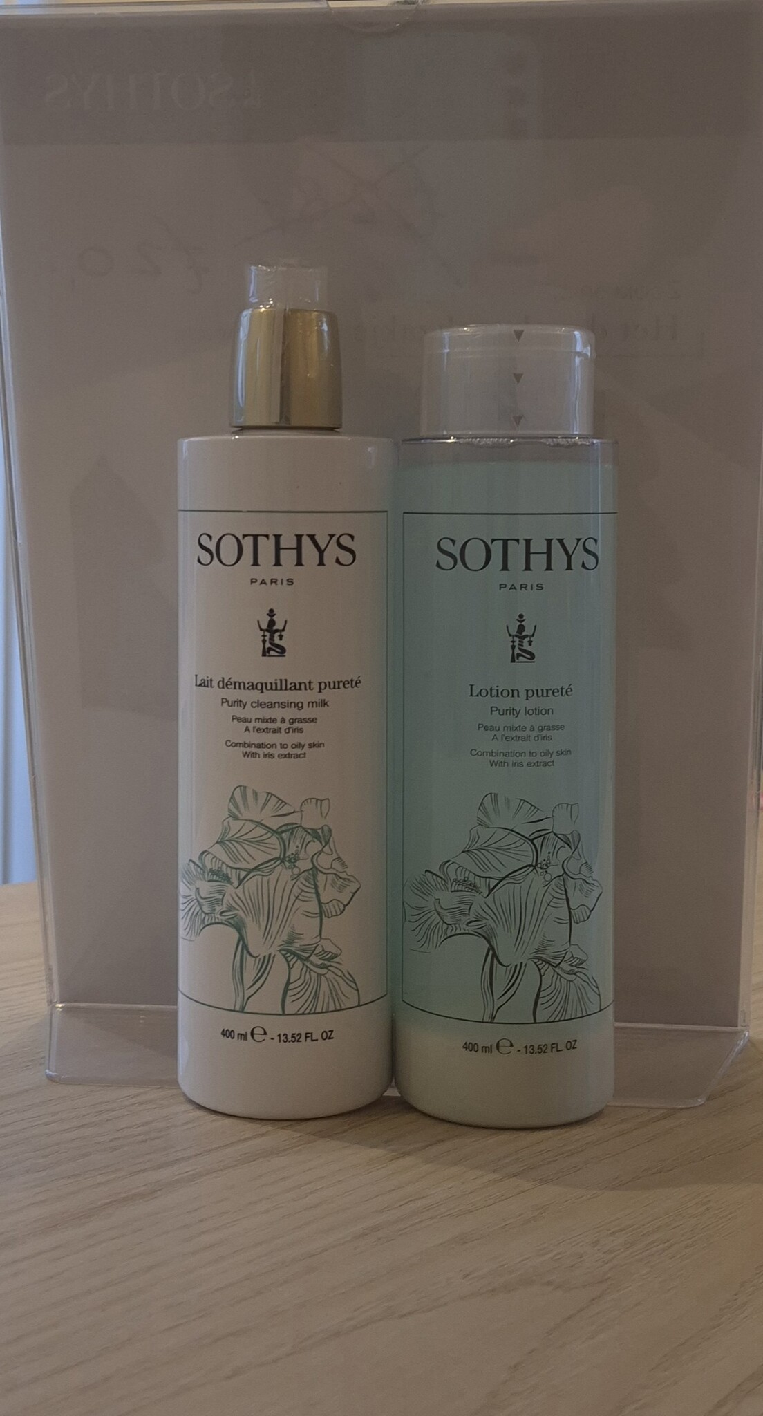 Sothys Duo Reinigingsmilk en lotion Sothys Lait démaquillant Pureté / reinigingsmelk voor de gemengde tot vette huid