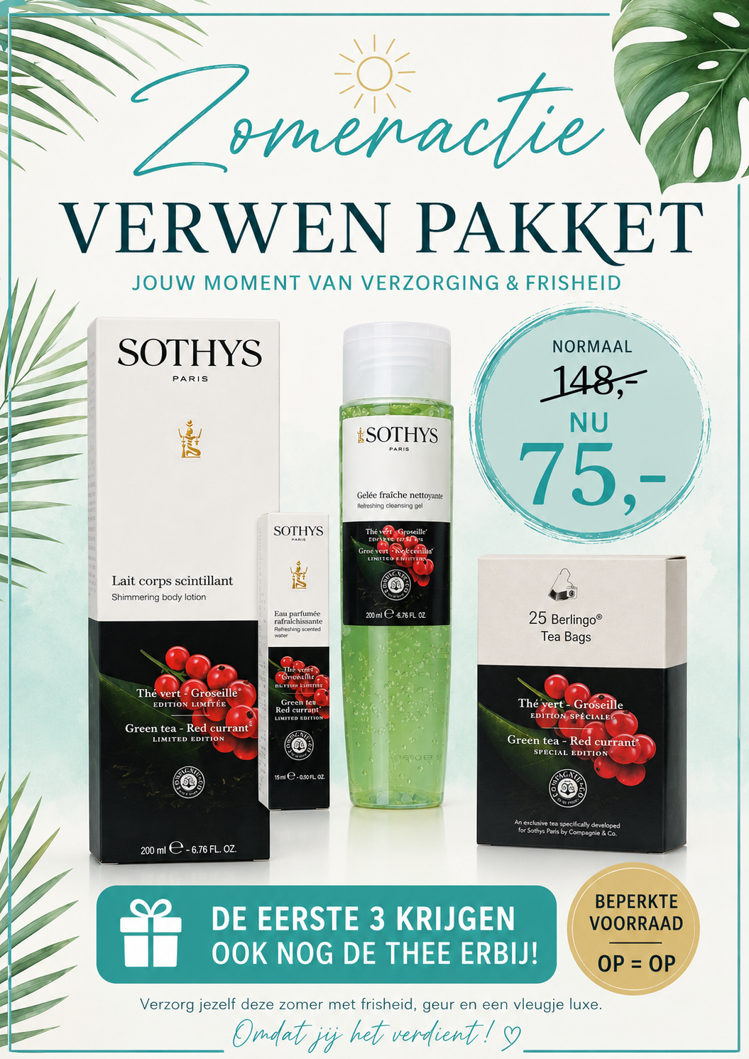 Sothys Zomeractie Verwenpakket Sothys