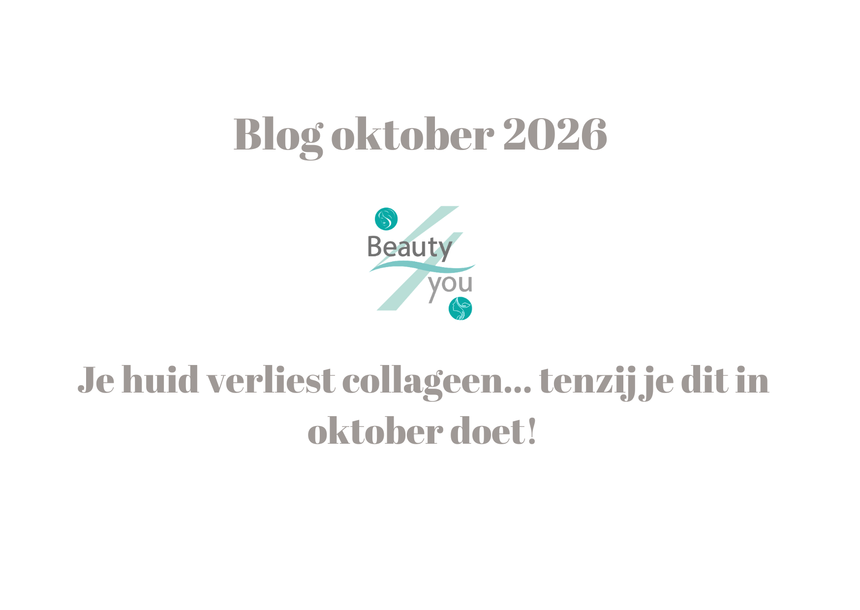 Je huid verliest collageen… tenzij je dit in oktober doet!