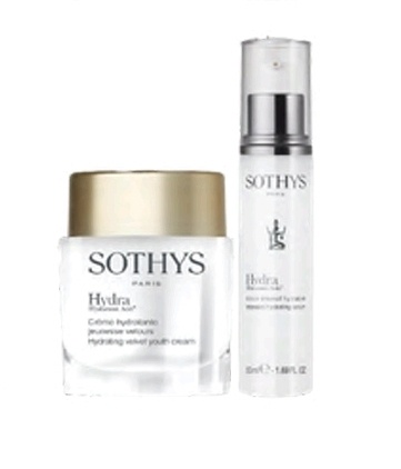 Sothys Sothys Hydra Serum + Crème Velours Voordeelset | €139