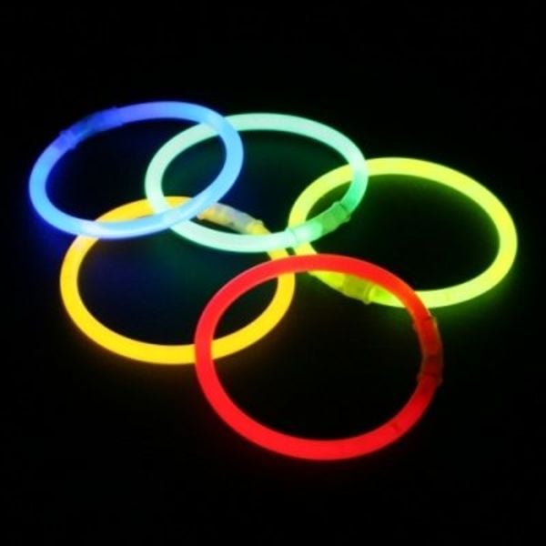 GlowFactory Glow Bracelets Mix Colours / 12 pack (Bulk)