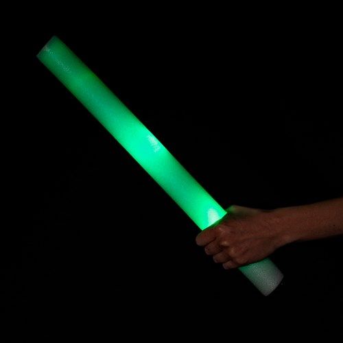We Like to Party! Green Foam Batons for Bulk Prices. GlowFactory.co.uk Wholesale in