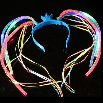 GlowFactory Haarband met licht - Crazy Hair