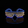 GlowFactory Light Up EL Wire Shutter Glasses