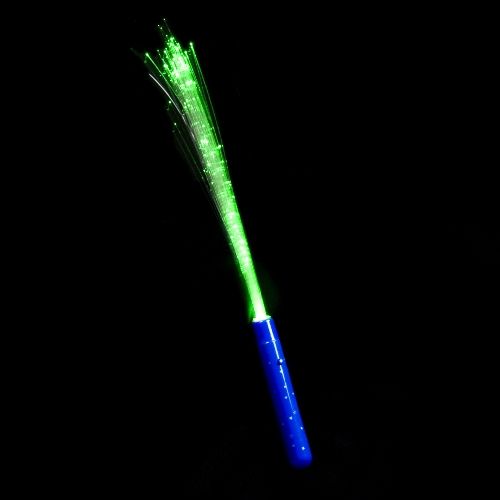 Fibre Optic Torch Multi Colour Flashing Wand GlowFactory.co.uk