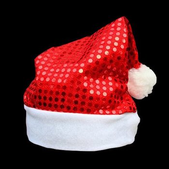 GlowFactory Sequin Santa Hat