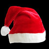 GlowFactory Cheap Felt Santa Hat / Low Priced Christmas hats felt (Bulk)