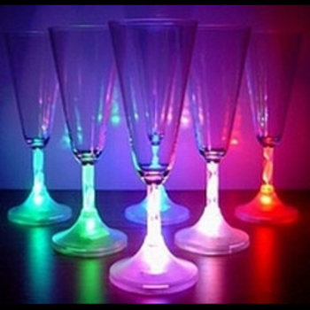 GlowFactory LED Sektglas