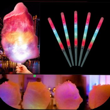 GlowFactory LED Zuckerwatte Stäbe