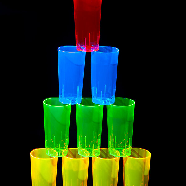 GlowFactory UV Reactive Lemonade Glasses  (100 pcs)