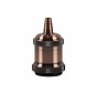 Metal Lamp Holder 'Bernt' copper E27