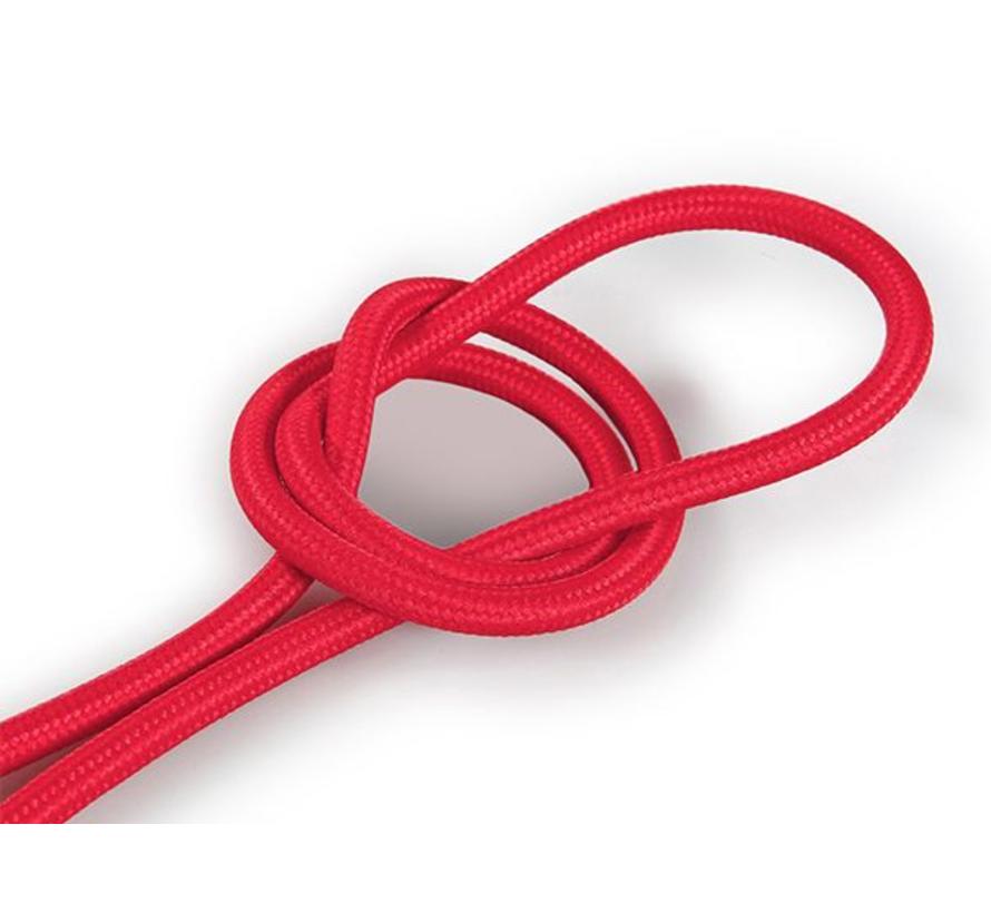 Fabric Cord Red - round, solid