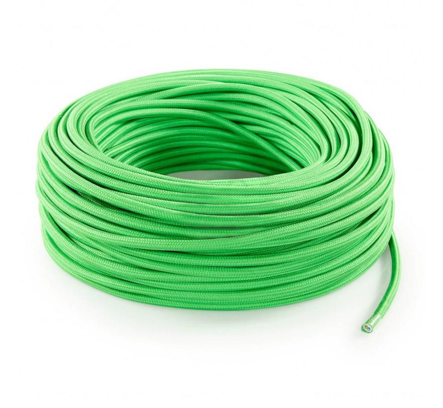 Fabric Cord Light Green - round, solid