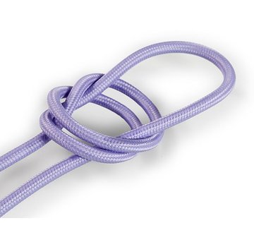 Kynda Light Fabric Cord Lilac - round, solid