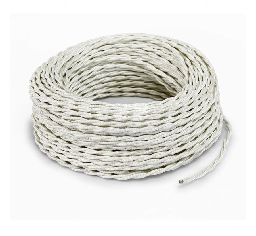 Fabric Cord Ivory - twisted, solid