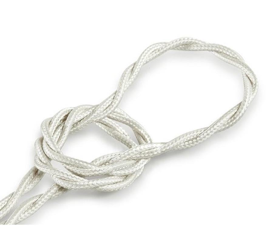 Fabric Cord Ivory - twisted, solid
