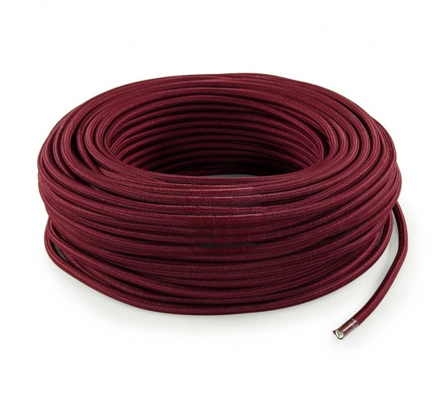 Satin cord, round burgundy, 1.5 mm, 2 m