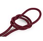 Fabric Cord Burgundy - round, solid