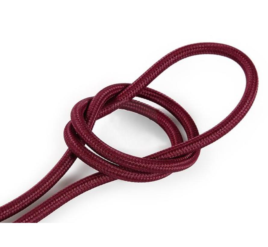 Fabric Cord Burgundy - round, solid