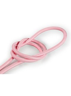 Kynda Light Fabric Cord Pale Pink - round, solid