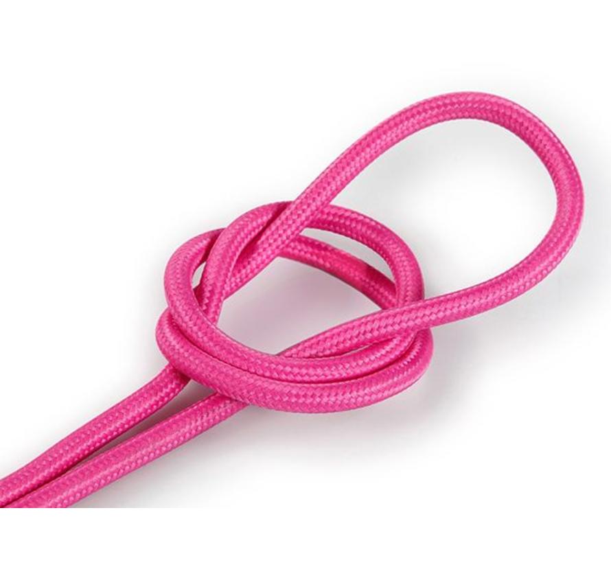 Fabric Cord Pink - round, solid