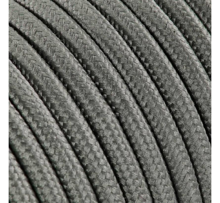 Fabric Cord Grey - round, solid