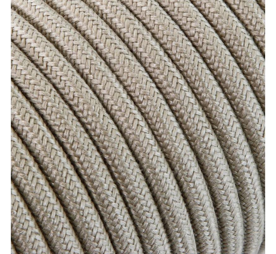 Fabric Cord Sand - round, linen