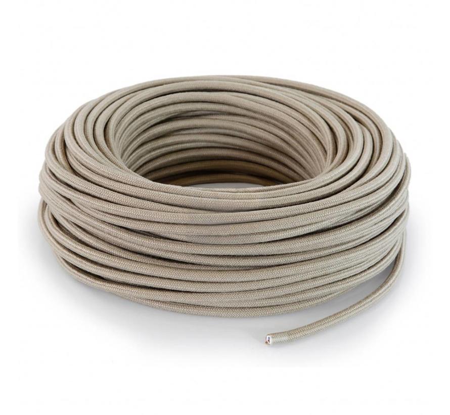 Fabric Cord Sand - round, linen