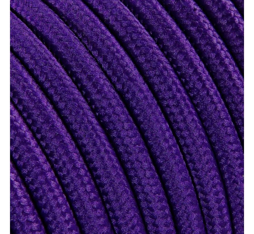 Fabric Cord Purple - round, solid