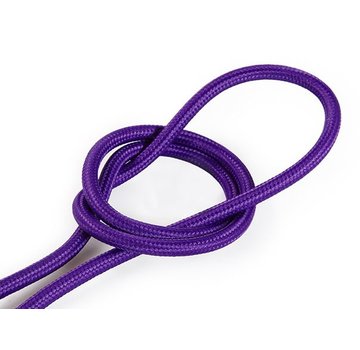 Kynda Light Fabric Cord Purple - round, solid