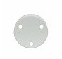 Metal Ceiling Rose 'Latham' white - 3 cords