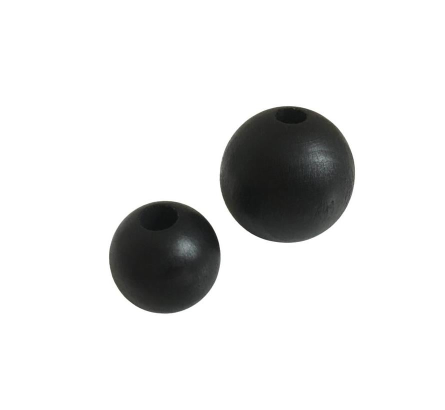 Pearl / Bead wood black | Sphere big, Ø35mm