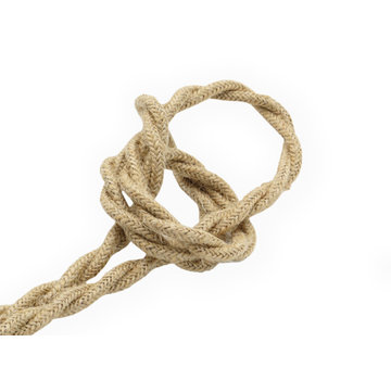 Kynda Light Fabric Cord Jute - twisted, raw yarn