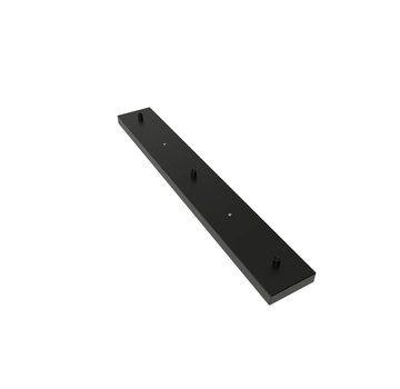 Calex Calex ceiling plate 3-holes - 70cm matt black