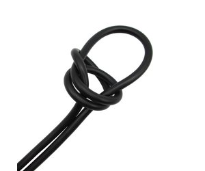 Fabric Cord Black - round, solid - Kynda Light