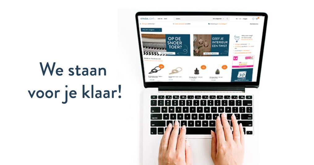 We staan voor je klaar! Je bestelling wordt gewoon bezorgd.
