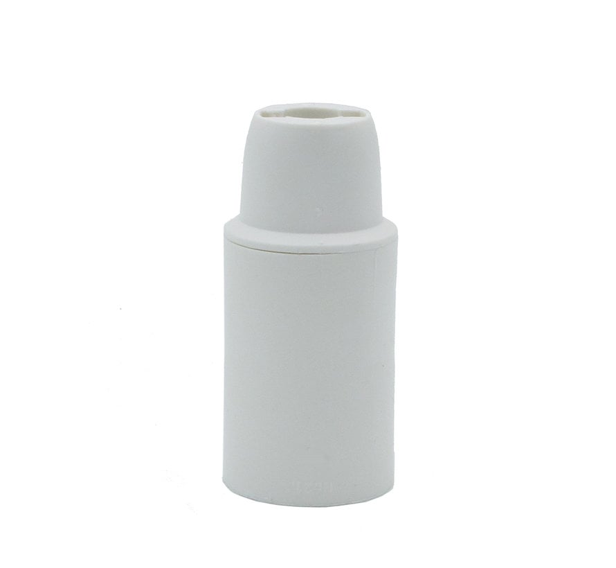 Plastic Lamp Holder - White (E14)