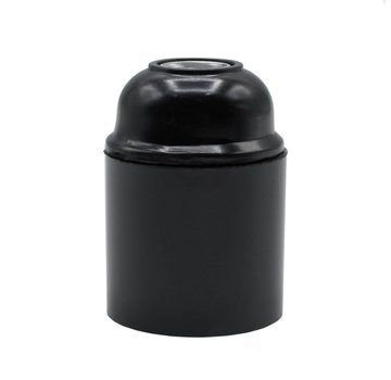 Kynda Light Bakelite Lamp Holder - Black (E27)