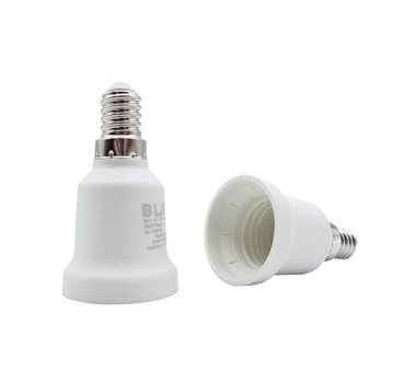 Kynda Light Adapter from E14 to E27 - Plastic White