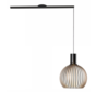Lightswing Single Black | Hanging system 1 lamp