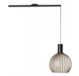 Lightswing Single Black | Hanging system 1 lamp