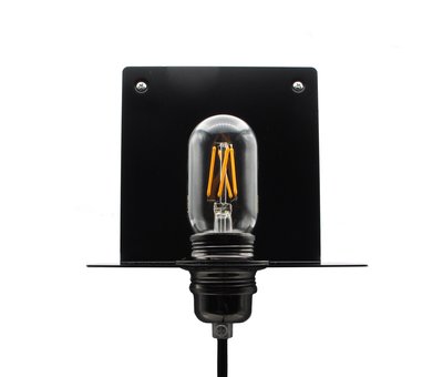 Kynda Light Wall Lamp / Shelf Metal 'Bjorn' | Black