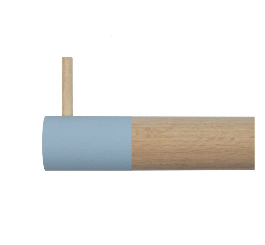 Dippie Stick XL Holz Wandhaken | Bashful Blue